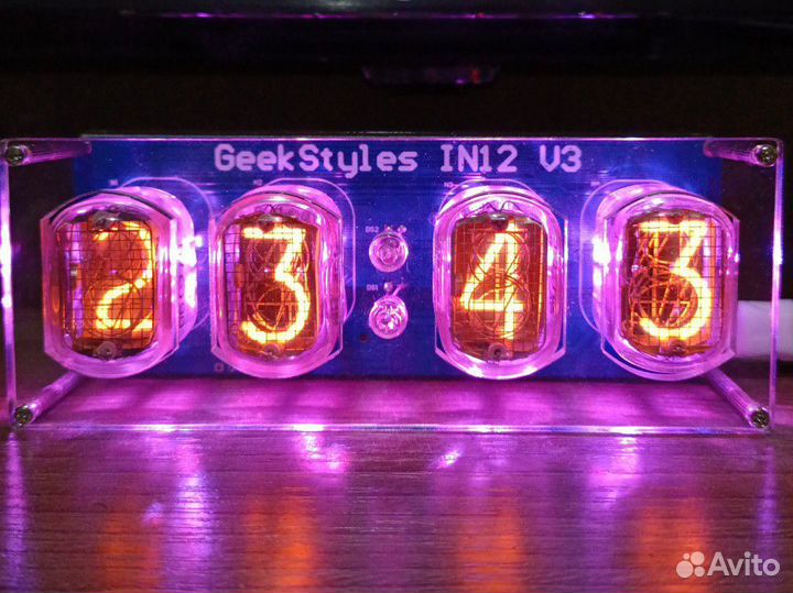 Часы на газоразрядных индикаторах-ин 12