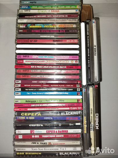 Коллекция русского рэпа (MP3 и CD диски)