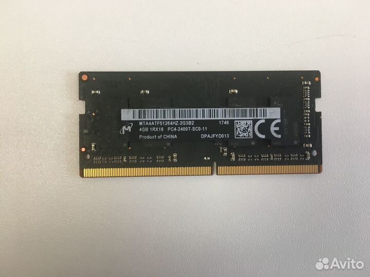 Новая оперативная память 4-16 Гб SO-dimm DDR4