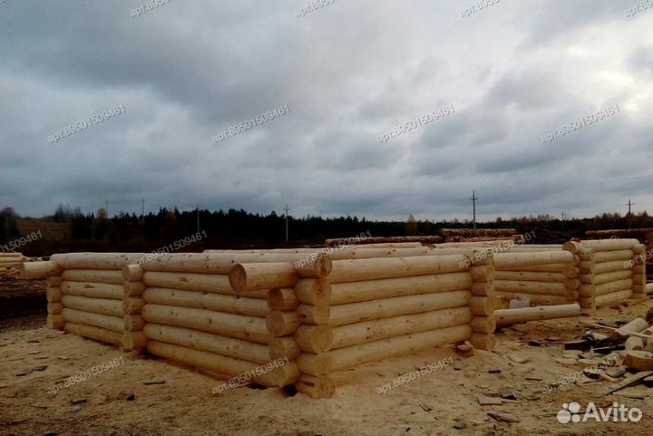 Сруб 6х8 без посредников. Срубы бань