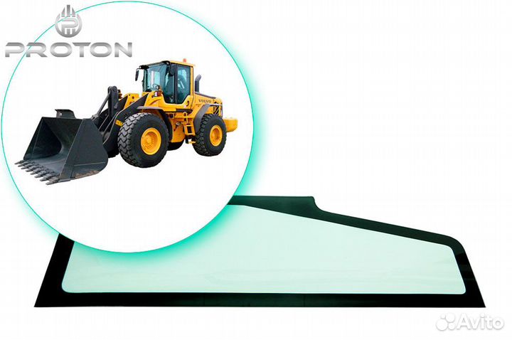 Hitachi EX5 лобовое верхнее с отв под дворник (пло