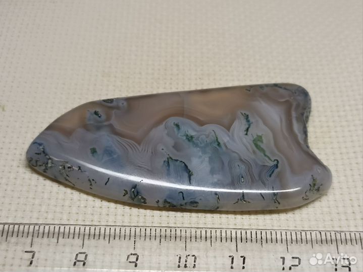 Галька из минерала природного камня аметрин слюда