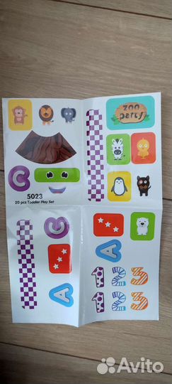 Детский водный акваковрик конструктор кубики