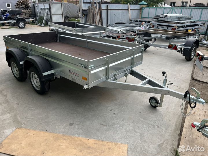 Прицеп двухосный Оцинк 3.05х1.55 кмпз