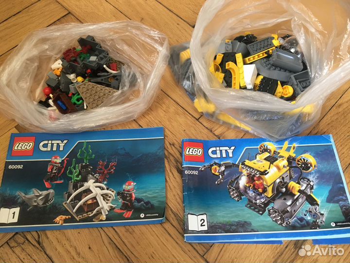 Лего 60092 Lego конструктор подводная лодка