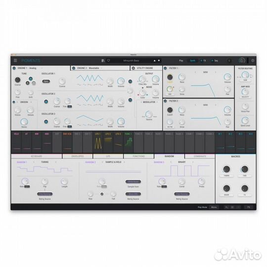 Програмное обеспечение Arturia Pigments 4 (electro