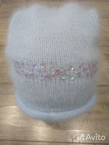 Шапочка женская ручное вязание