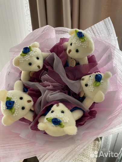 Букеты из мягких игрушек