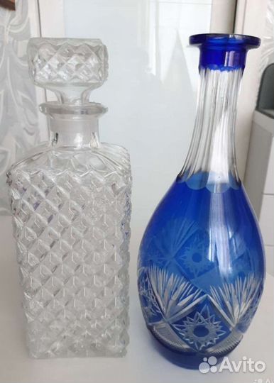 Графин штоф хрустальный времен СССР