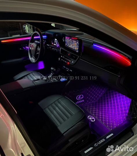 Подсветка салона Lexus ES 2018-2022