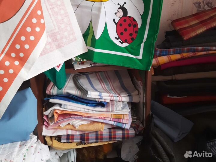 Ткани СССР драп. Шторы. Бязь. Лен