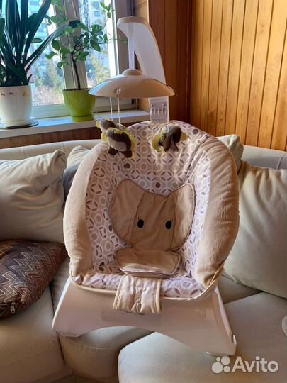 Детские электронные качели бу