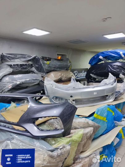 Бампер Solaris в цвет