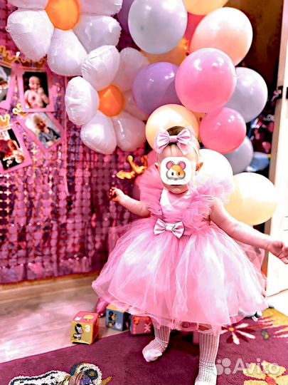 Платье праздничное на годик 74