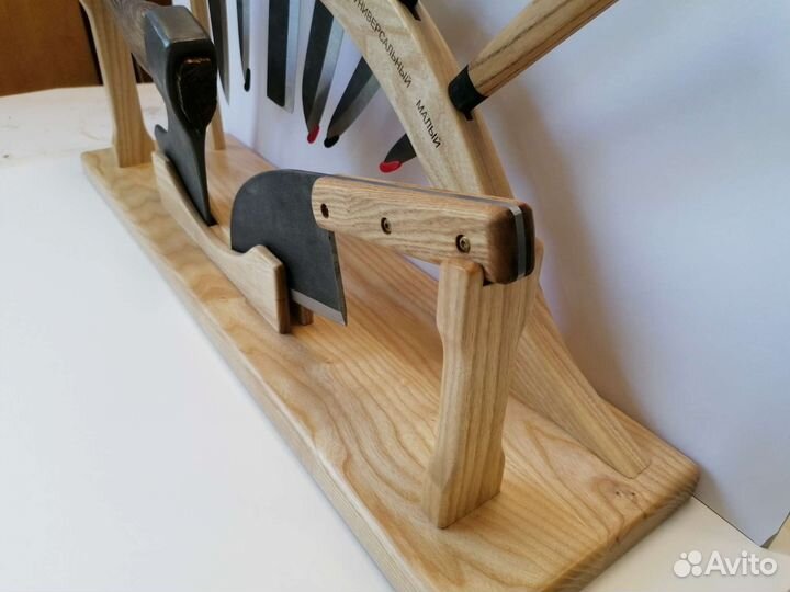 Подставка под ножи ясень