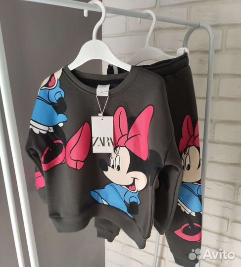 Костюм Zara теплый детский на флисе (98-116)