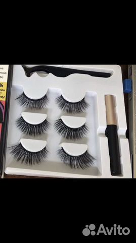 Магнитные накладные ресницы с магнитной подводкой