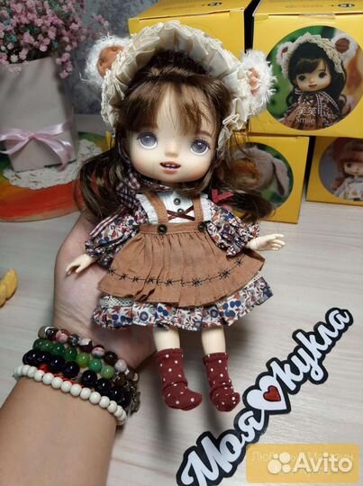 Кукла шарнирная xiaomi Монст Мишка бжд Крузелинг