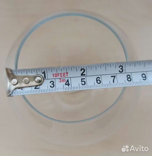 IKEA стеклянная ваза шар. Высота 10 см