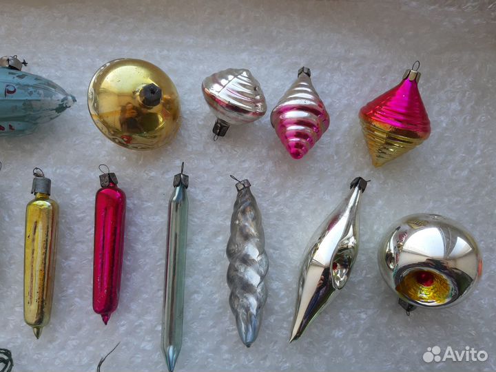 Новогодние елочные игрушки СССР советские