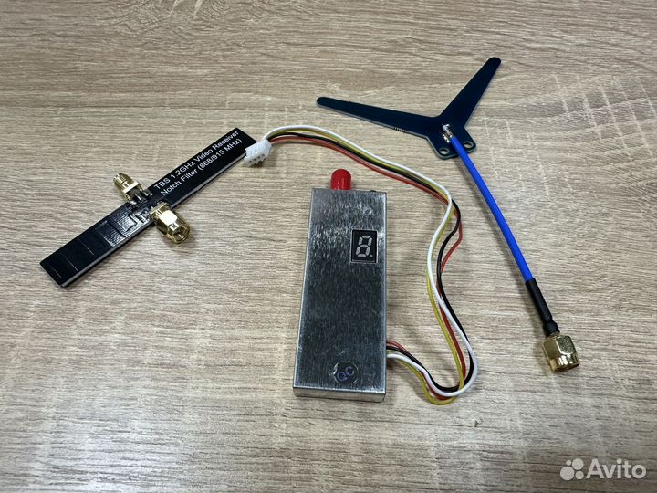 Видеопередатчик FPV 1.2 ггц, 1,5 Вт, антенна Matek