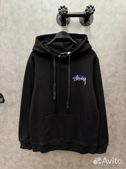 Stussy худи оверсайз (тренд 2024)