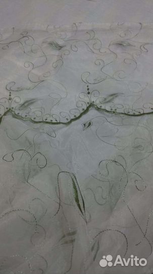 Тюль с вышивкой 5м