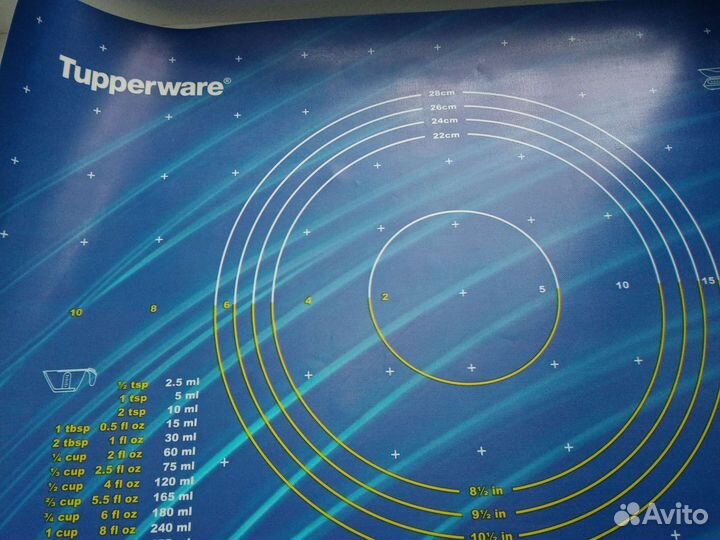 Скалка и коврик подложка Tupperware