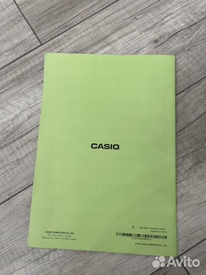 Сборник нот casio