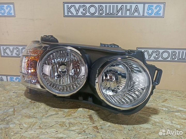 Фара правая Chevrolet Aveo T300 (11-15г) хром Э/К