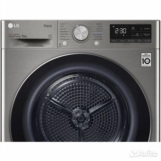 Сушильная машина LG dc90v5v9s (9кг) серебристый