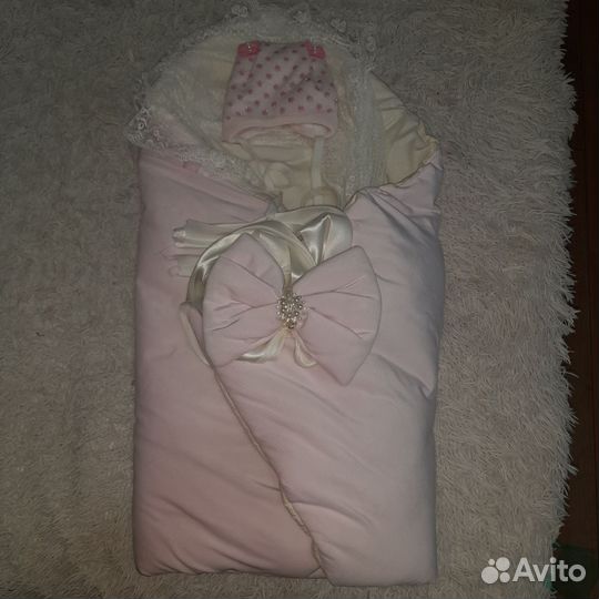 Конверт на выписку для девочки осень