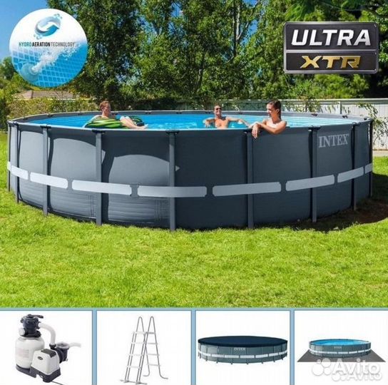 Каркасный бассейн, новый. В наличии