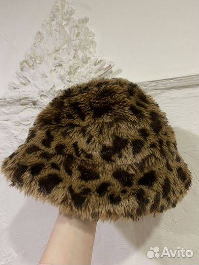Шапка меховая леопард