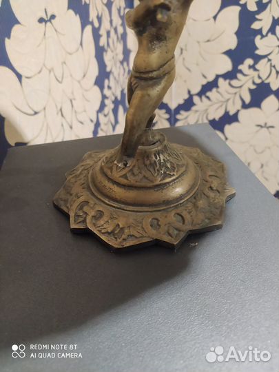 Ваза для фруктов бронза