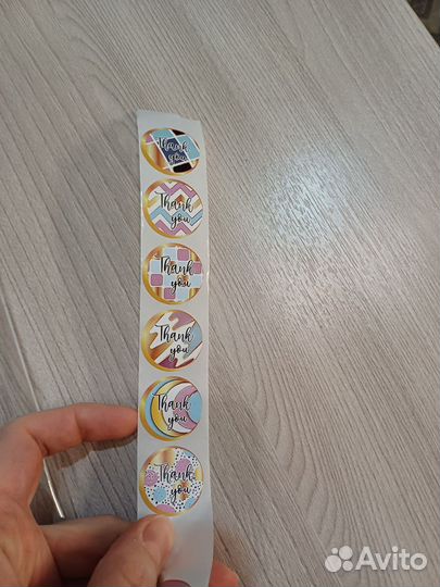 Наклейки стикеры спасибо за покупку