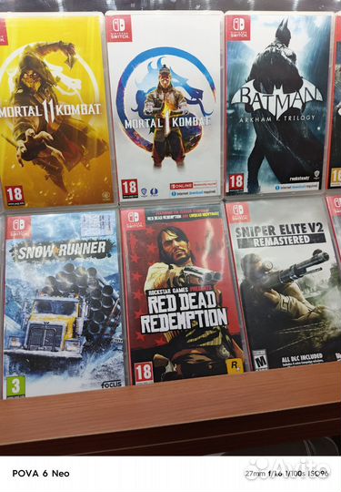 Игры для nintendo switch катриджи