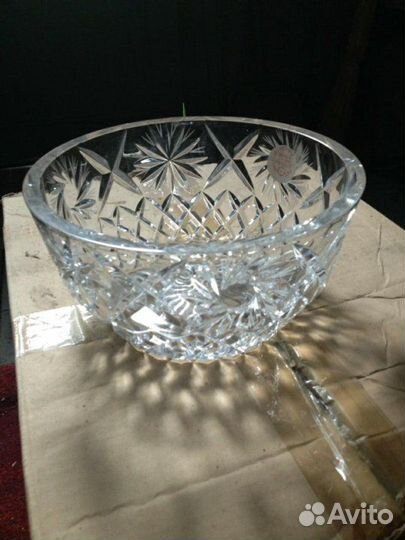 Салатник хрустальный СССР