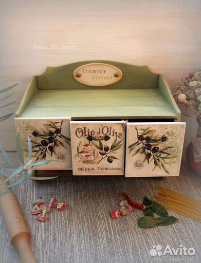 Декупаж декора, мебели, кухонных штучек