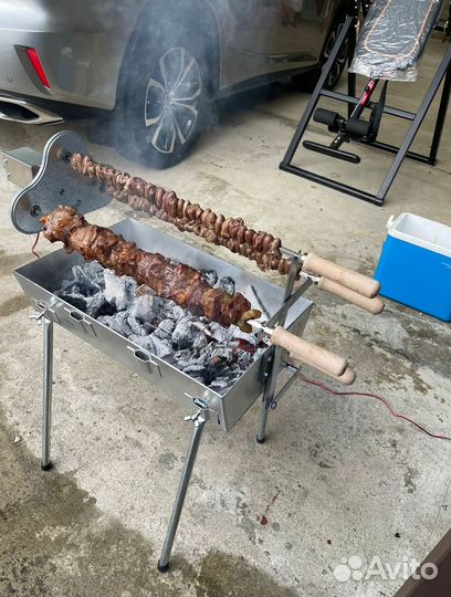 Мангал автоматический угольный