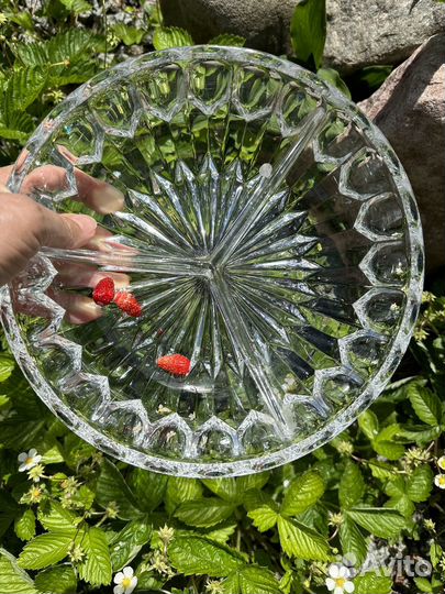 Менажница винтаж хрусталь