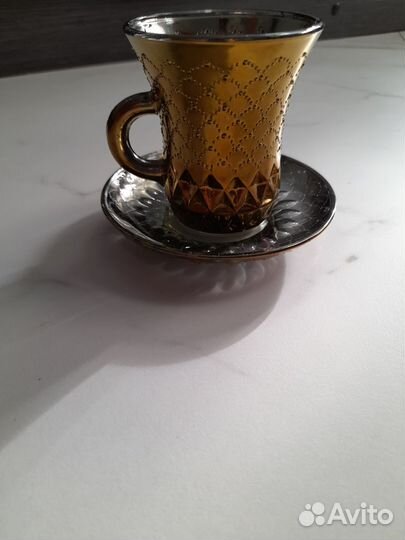 Кофейный сервиз 5 персон - клеймо осз