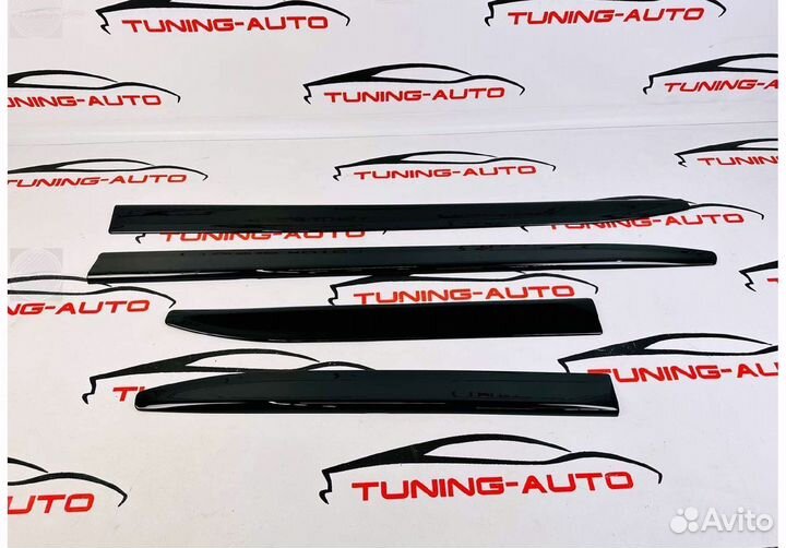 Молдинги дверей Nissan Patrol 62 Антихром