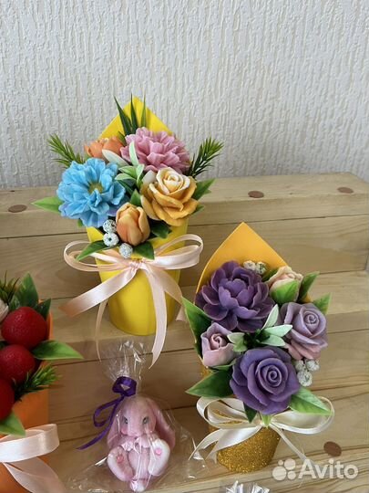 Букеты из мыла ручной работы