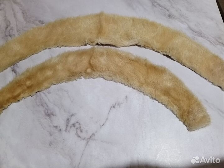 Воротник из меха норки. Размер 48