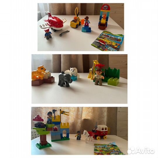 Lego duplo много наборов