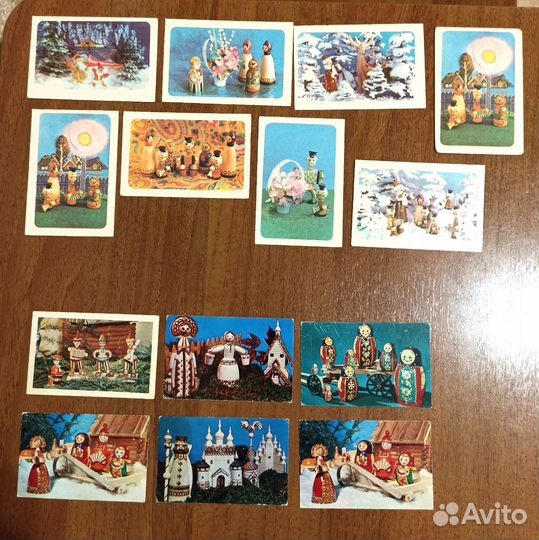 Календарики карманные