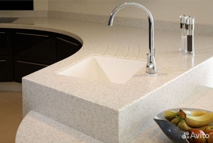Производство столешниц из искусственного камня u-8045