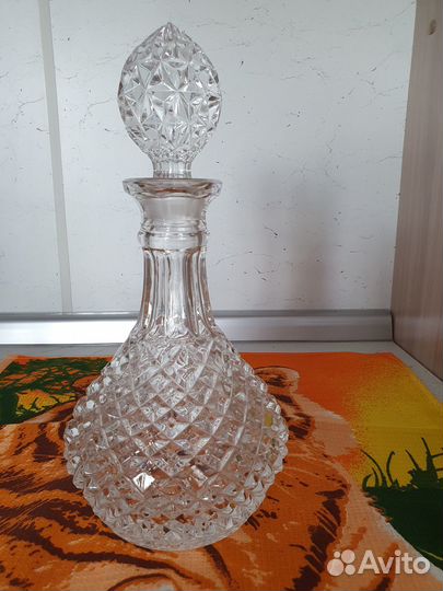 Графин хрустальный Bohemia Чехословакия