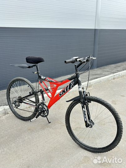 Скоростной велосипед Skif двухподвес